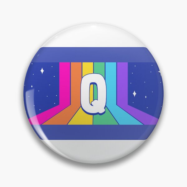 Item preview, Fun, retro 'Q' tshirt LGBTQI+ designed and sold by WCFDesigns.