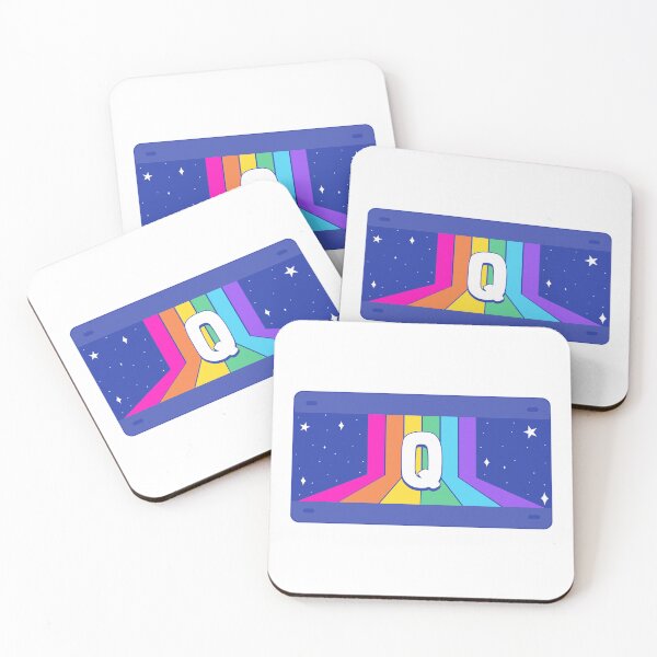 Artikelvorschau, Lustiges Retro-T-Shirt „Q“ LGBTQI+ entworfen und verkauft von WCFDesigns.