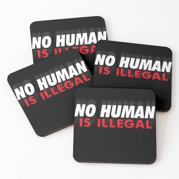 Item preview, No Human Is Illegal | Human Rights Statement Design designed and sold by Mahmoud Salah.