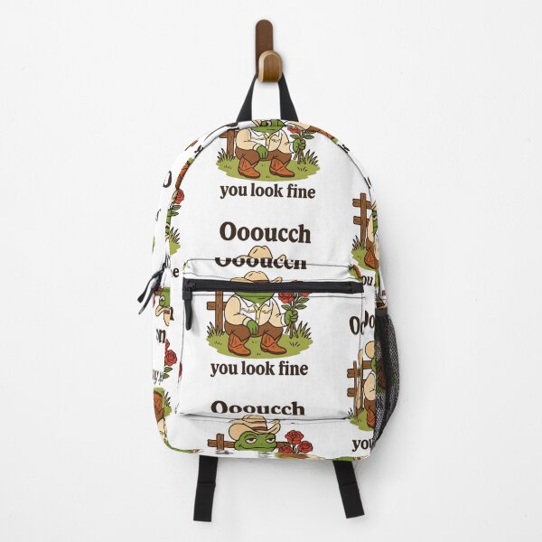 Item preview, Ooouch You Look Fine – Cowboy Frog with Roses Design designed and sold by WHDProduction45.