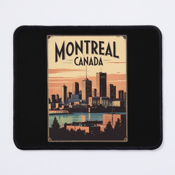 Item preview, A Vintage Illustration of Montreal - Canada designed and sold by GoodOldVintage.