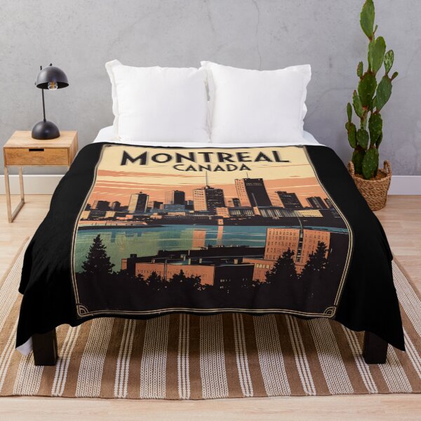 Item preview, A Vintage Illustration of Montreal - Canada designed and sold by GoodOldVintage.