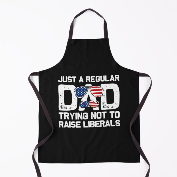 Item preview, Just A Regular Dad Trying Not To Raise Liberals T-Shirt – Funny Conservative Political Shirt – Father's Day Gift designed and sold by Tmino-design.