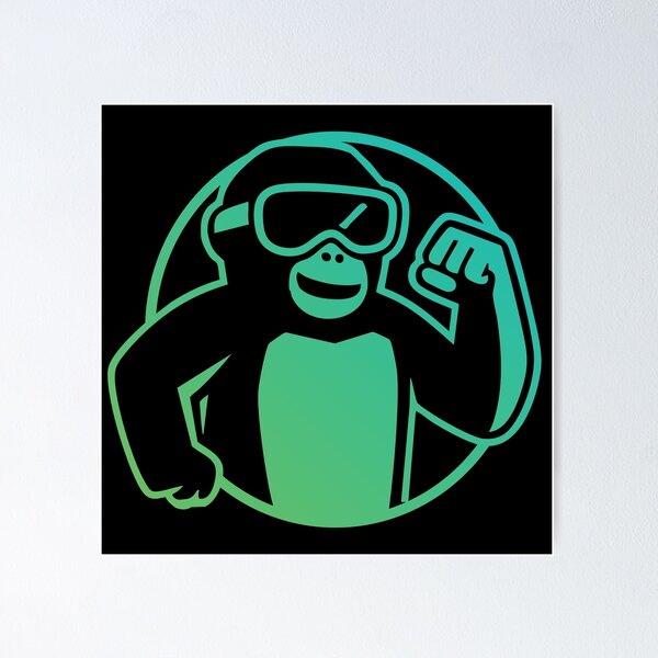 Item preview, Laaag Gorilla Tag Logo – VR Gamer Branding for YouTube and Fans designed and sold by MrTechies.