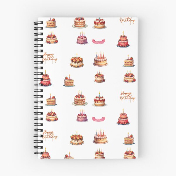 Item preview, Watercolor Birthday Cakes designed and sold by silviaol.