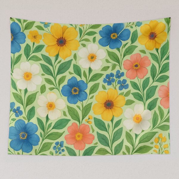 Item preview, Colorful floral artwork designed and sold by Sigtrix.