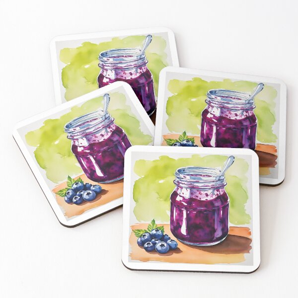 Item preview, Watercolor Blueberry Jam  designed and sold by silviaol.