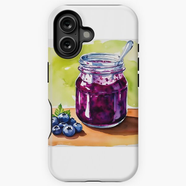 Item preview, Watercolor Blueberry Jam  designed and sold by silviaol.
