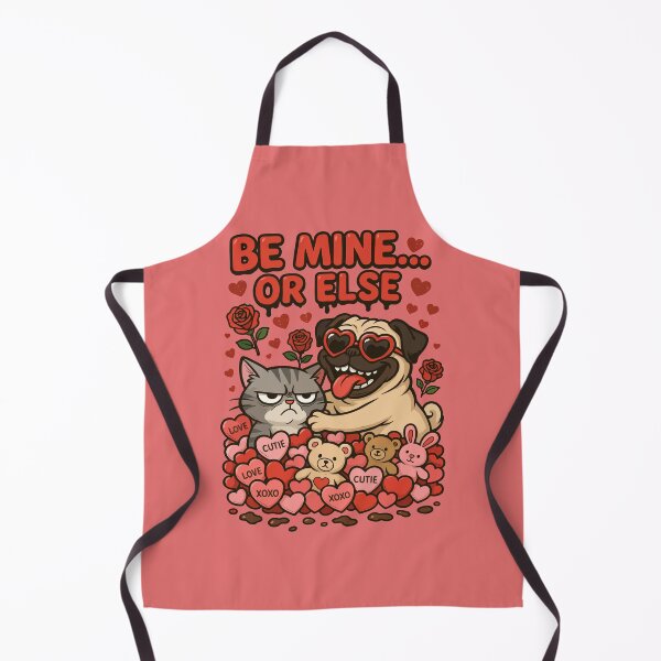 Item preview, Be Mine... Or Else: Pug Love Overload designed and sold by WildlifeInc.