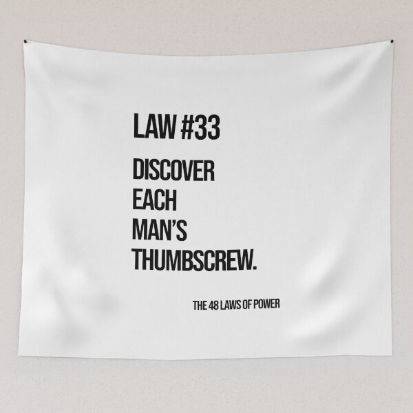 Item preview, Law 33 Poster – 48 Laws of Power designed and sold by Enea Kelo.