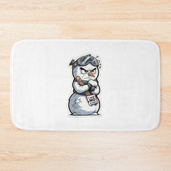Item preview, I Said NO Jumps!” Angry Snowman Sticker designed and sold by Gscode.