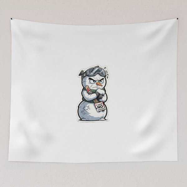 Item preview, I Said NO Jumps!” Angry Snowman Sticker designed and sold by Gscode.