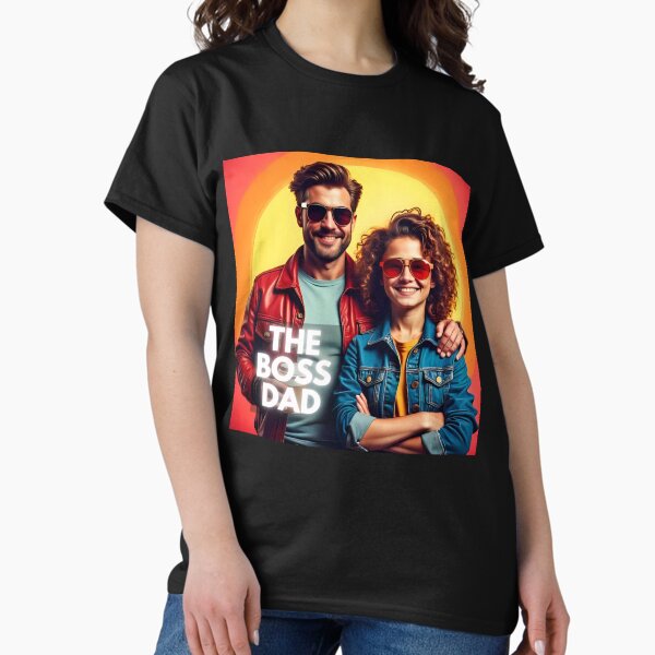 Item preview, The Boss Dad – Dad Shirt designed and sold by PIXelayDesigns.