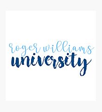 Roger Williams University Photographic Print