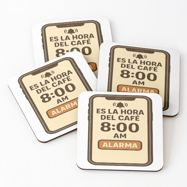Item preview, Es la Hora del Café - 8AM designed and sold by BistreaDesign.