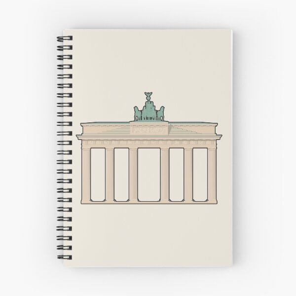 Item preview, Brandenburg Gate Berlin Architectural Illustration (Outlined) designed and sold by aio.