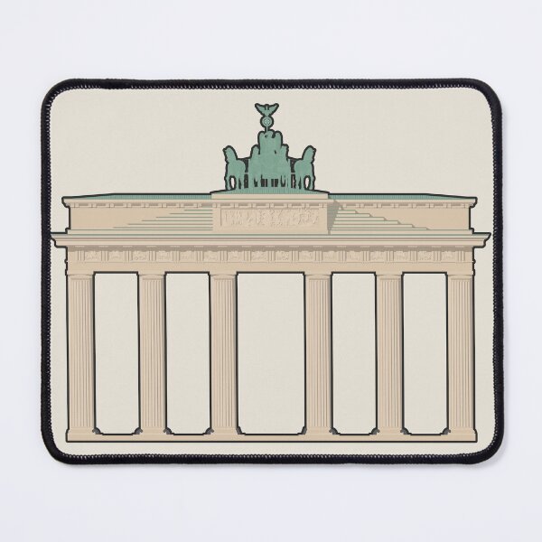 Item preview, Brandenburg Gate Berlin Architectural Illustration (Outlined) designed and sold by archetype prints.