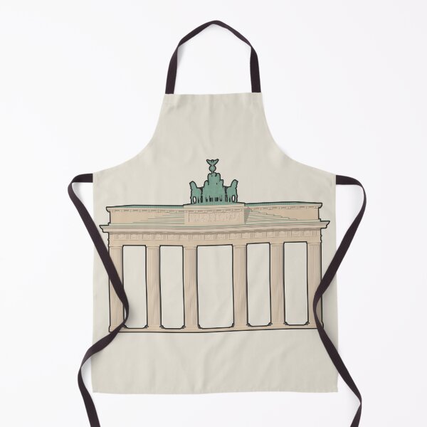 Item preview, Brandenburg Gate Berlin Architectural Illustration (Outlined) designed and sold by aio.