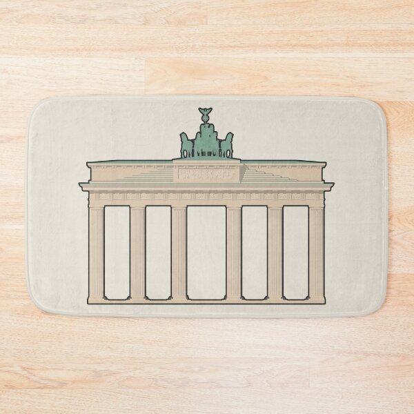 Item preview, Brandenburg Gate Berlin Architectural Illustration (Outlined) designed and sold by aio.