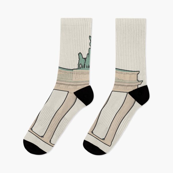 Item preview, Brandenburg Gate Berlin Architectural Illustration (Outlined) designed and sold by archetype prints.