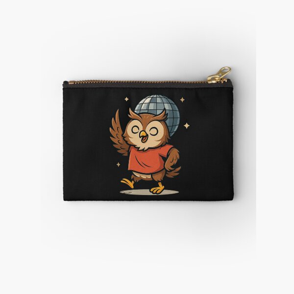 Item preview, Dancing Owl Under Disco Ball – Retro Party Animal Design designed and sold by ColorSplash123.