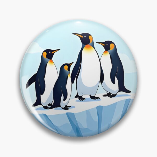Item preview, Penguins on an Ice Flow designed and sold by FlowerCloud.