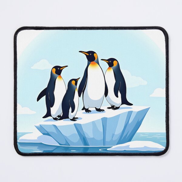 Item preview, Penguins on an Ice Flow designed and sold by FlowerCloud.