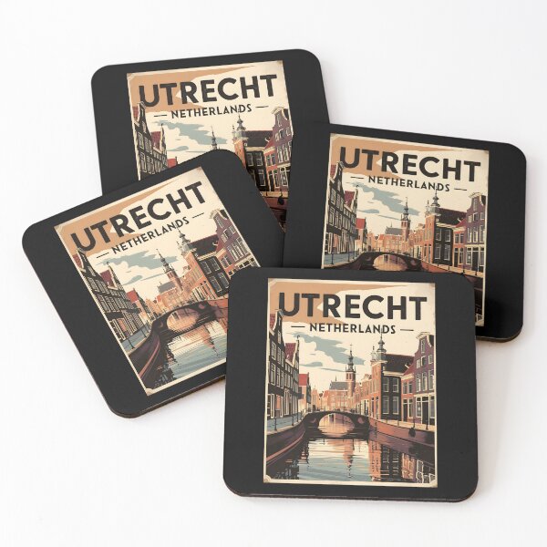 Item preview, A Vintage Illustration of Utrecht - Netherlands  designed and sold by GoodOldVintage.