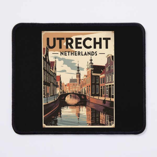 Item preview, A Vintage Illustration of Utrecht - Netherlands  designed and sold by GoodOldVintage.