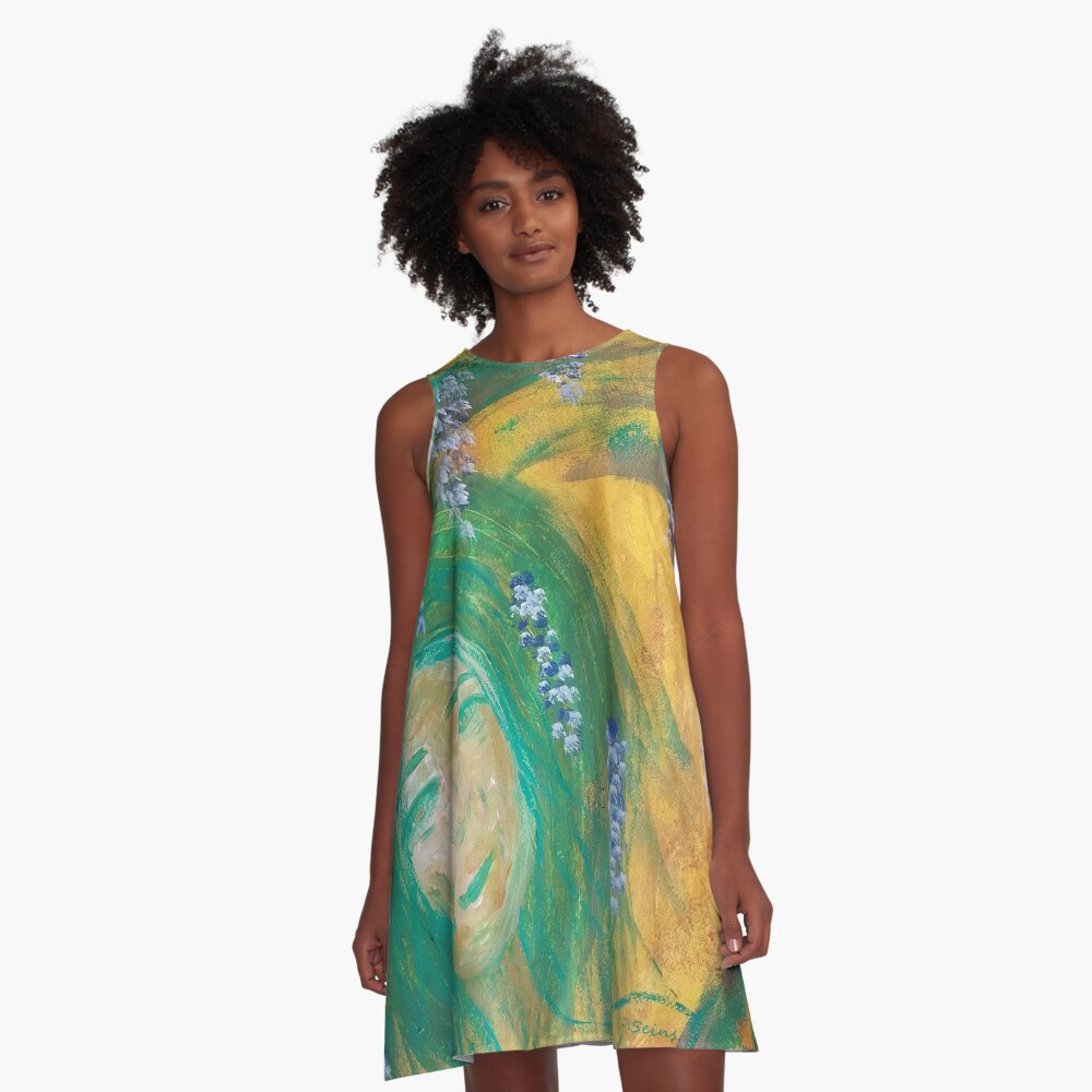 Item preview, A-Line Dress designed and sold by Auszeitklang.