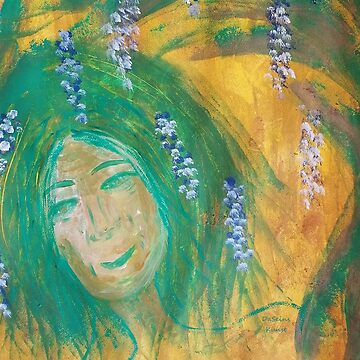 Artwork thumbnail, Wisteria Girl by DaSeinsKunst von Auszeitklang