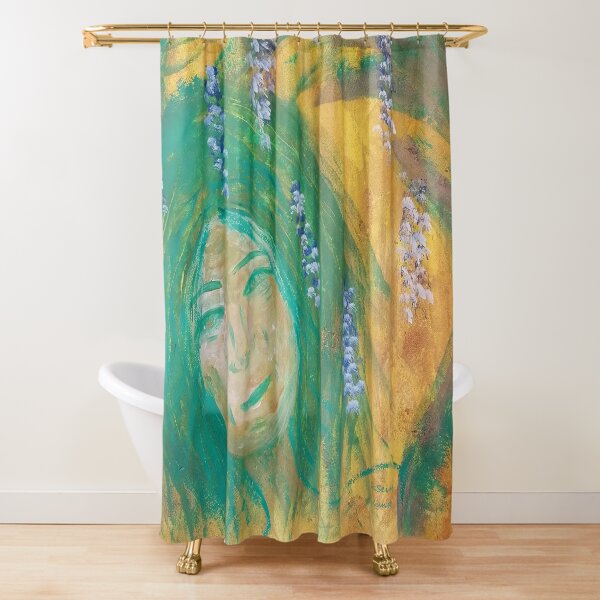 Wisteria Girl Shower Curtain
