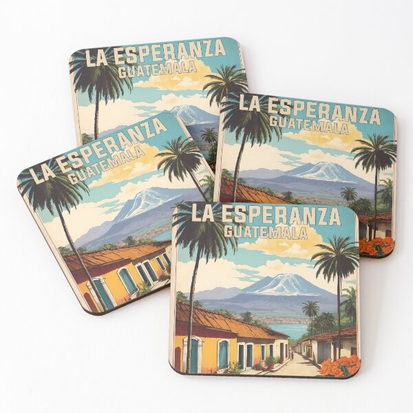 Item preview, La Esperanza Guatemala Vintage Poster Tourism  designed and sold by TravelersGems.