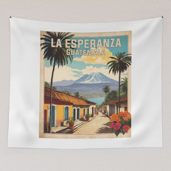 Item preview, La Esperanza Guatemala Vintage Poster Tourism  designed and sold by TravelersGems.