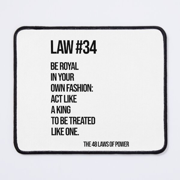 Item preview, Law 34 Poster – 48 Laws of Power designed and sold by Enea Kelo.