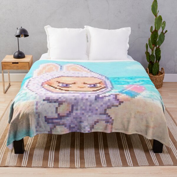 Item preview, Purple Labubu - Enjoying The Beach designed and sold by VioletRinne.