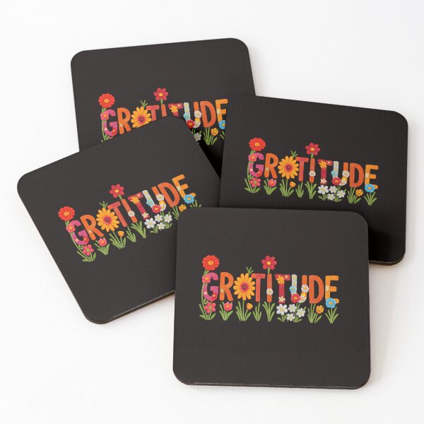 Item preview, Gratitude – Elegant Floral Typography Design designed and sold by WHDProduction45.
