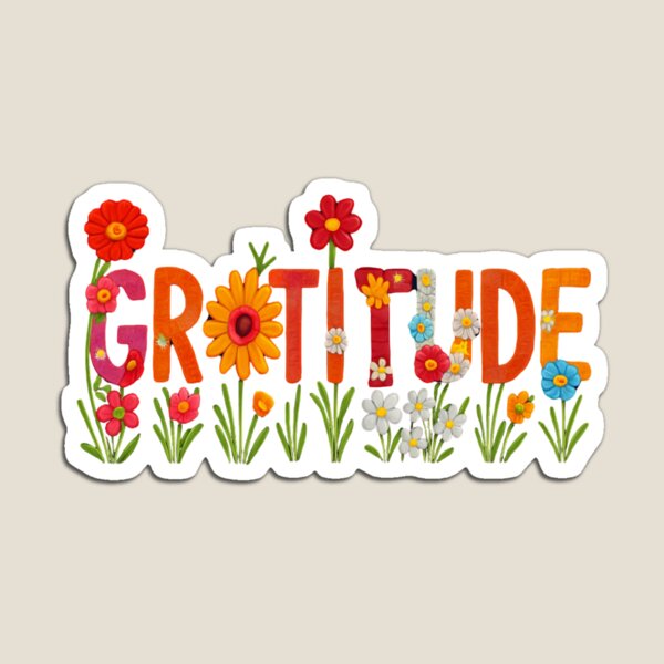 Artikel-Vorschau von Dankbarkeit – Elegantes florales Typografie-Design, designt und verkauft von WHDProduction45.