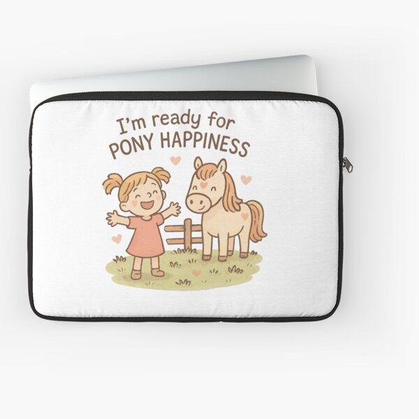 Aperçu de l'œuvre Je suis prêt pour le bonheur des poneys pour les enfants créée et vendue par LuminOrb.