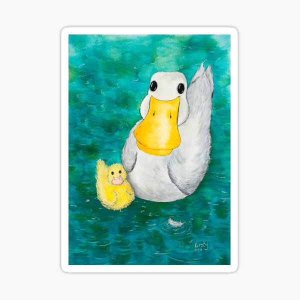 Swimming Ducks Did you bring bread? Sticker