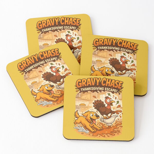 Item preview, Gravy Chase: Thanksgiving Escape Comedy designed and sold by WildlifeInc.