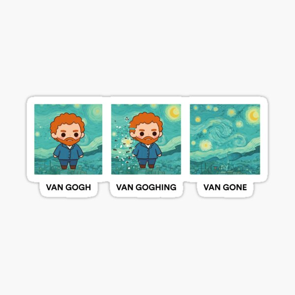 Aperçu de l'œuvre VAN GONE créée et vendue par HipsterAnimals.