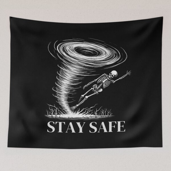 Item preview, Stay safe, deadly tornado designed and sold by Darkifun.