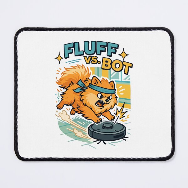 Item preview, Fluff vs. Bot: Ninja Pomeranian Showdown designed and sold by WildlifeInc.