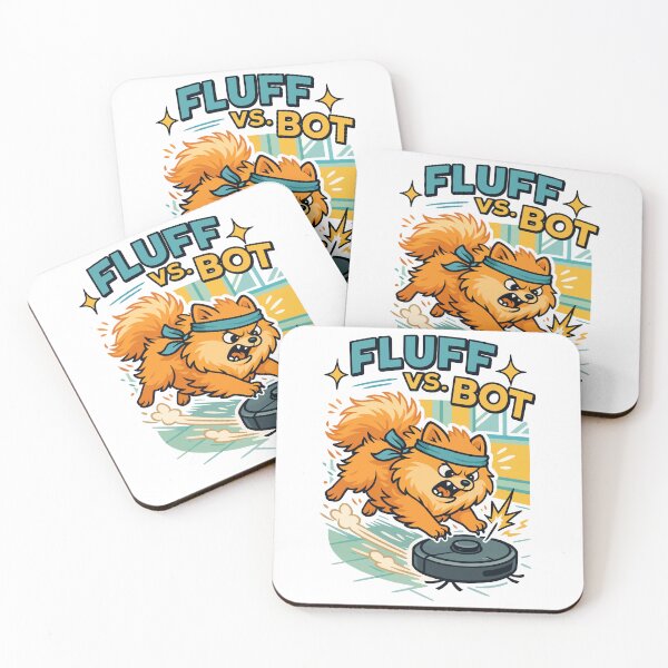Item preview, Fluff vs. Bot: Ninja Pomeranian Showdown designed and sold by WildlifeInc.