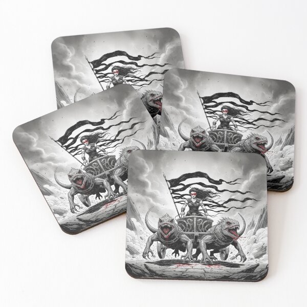 Item preview, Dark Fantasy Chariot Rider designed and sold by PixCthulhu.
