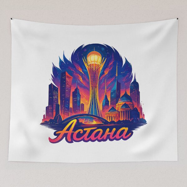 Item preview, Astana capital Kazakhstan cool gift designed and sold by Pineapple-Tree.