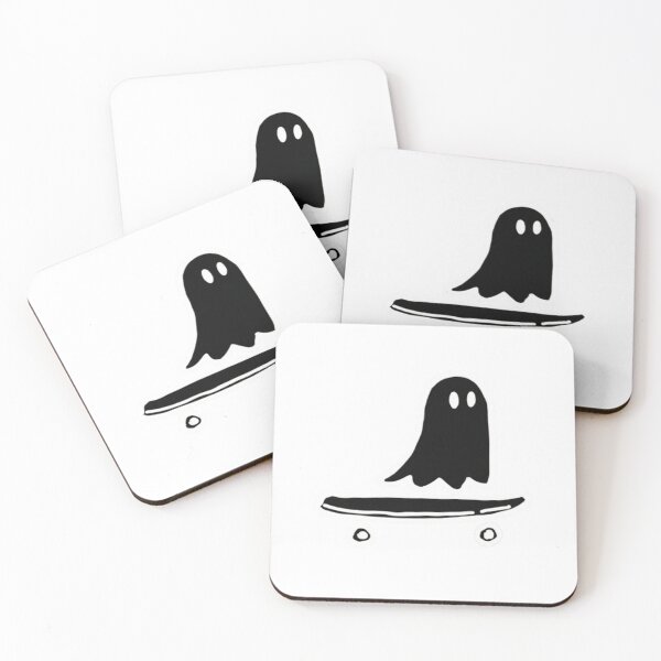 Item preview, Little ghost with skateboard designed and sold by Phanteom.