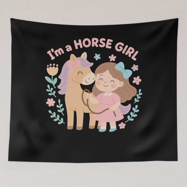 Item preview, I'm A Horse Girl Riding Horses Girls designed and sold by LuminOrb.