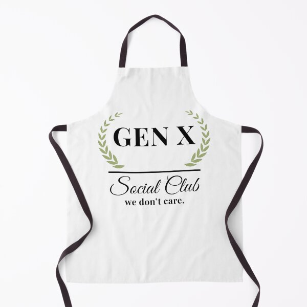 Item preview, Gen X Social Club we don't care. Funny Generation X designed and sold by snowry.